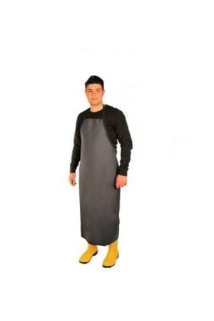 Halter Neck Strap PVC Oilcloth Marble Dishwasher Apron - Polly Boot