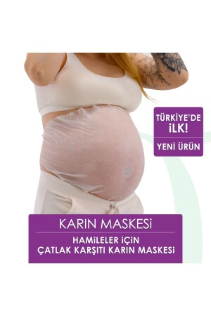 Hamileler Için Doğum Öncesi Ve Sonrası Çatlak Önleyici Soğuk Karın Maskesi (KUTU İÇERİSİNDE 4 ADET) - Ennea