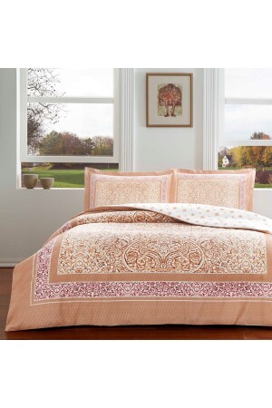 Hamlet Satin Double Duvet Cover Set Tile 000001000045412003 - Taç