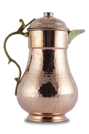 Hammered Copper Jug with Lid 1.5 lt TX422F3026758 - Zugazo