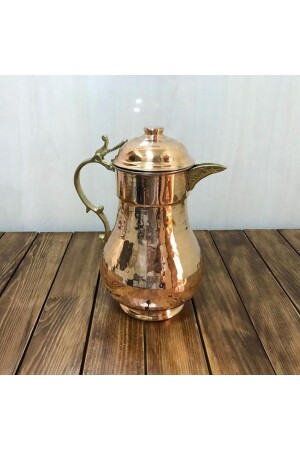 Hammered Copper Jug with Lid EFMR-2425-10 - EFEMİR