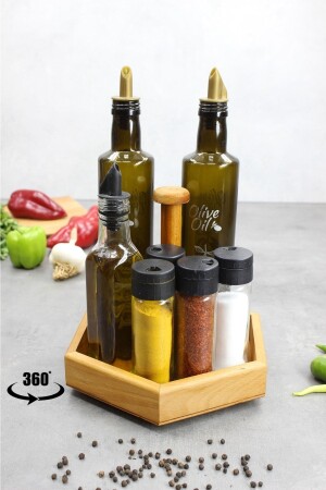 Han Wooden Doner Serving Serving Bowl, Multi-Purpose Organizer, Organizer and Sauce Dish KWH0001 - Genel Markalar