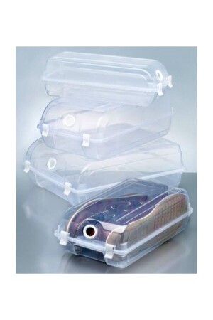 Hancaz Transparent Men's Shoe Storage Box 10 Pieces Hancazbay - Gondol Plastik