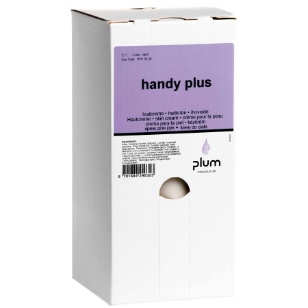 Hand cream after work PLUM Handy Plus 0.7L - Plum