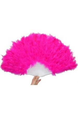 Hand Fan Feathered Fan Hand Fan in the Color of Your Choice - Happyland