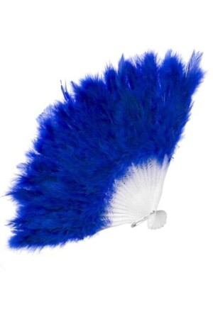 Hand Fan Feathered Fan Hand Fan in the Color of Your Choice - Happyland