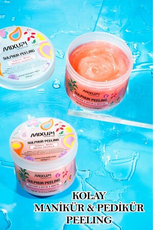 Hand & Foot - Hand - Foot Nourishing and Moisturizing Sulfur Peeling 300 gr - Mixup