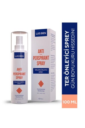 Hand-Fuß- und Achsel-Antitranspirant-Spray 100 ml - Luis Bien