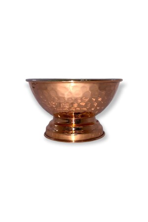 Hand Hammered Copper Bowl with Foot EFMR-2030-1 - EFEMİR
