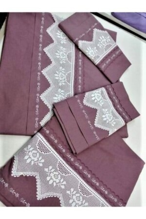 Handcrafted Lace Duvet Cover Set brs0034 - Çeyizci Sokağı