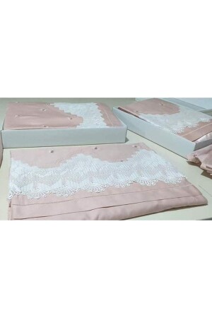 Handcrafted Lace Duvet Cover Set Sheets Also Lace Heavy Model nvr422 - bursa çeyiz