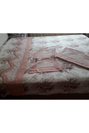 Handcrafted Lace Duvet Cover Set with Piccolo Lace Sheet FG42 - bursa çeyiz