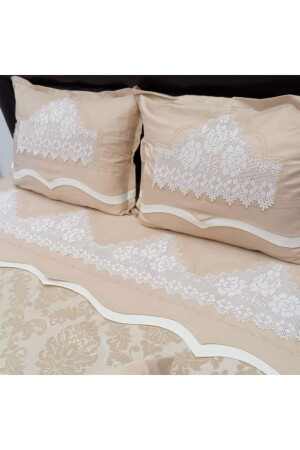 Handcrafted Lace Pique Set Sheet Lace Heavy Model KKJSVBKIBWG - bursa çeyiz