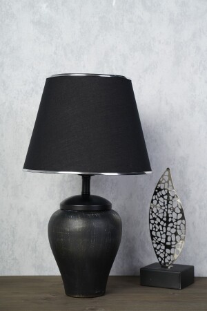 Handgefertigter Lampenschirm aus Keramik von Fleuve, Schwarz TM167 - hmydesign
