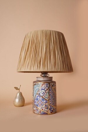 Handgefertigter Lampenschirm aus Keramik von Marbrure, cremefarben - Hmydesign