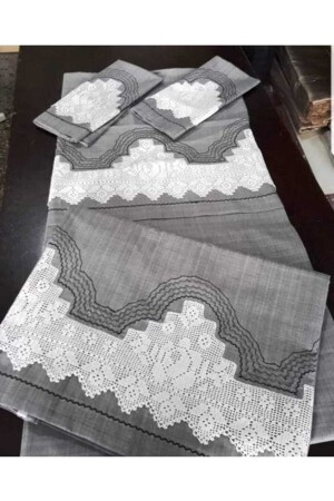 Handgefertigtes Spitzen-Bettbezug-Set 3645455 - bursa çeyiz