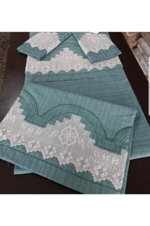 Handgefertigtes Spitzen-Bettbezug-Set brs16 - bursa çeyiz