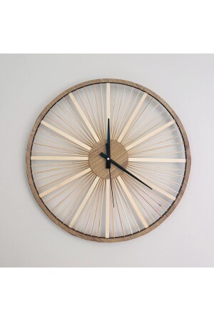 Handmade Bamboo Rattan Decorative Wall Clock - Cutkraft
