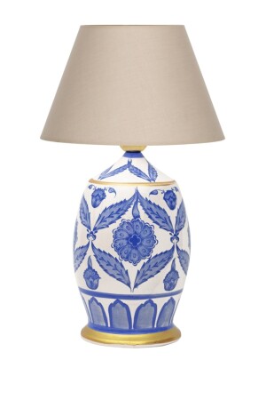 Handmade Ceramic Botanical Special Design Lampshade - Cream CERBOA35 - Vinner