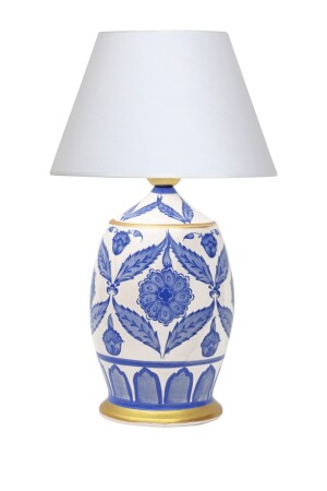 Handmade Ceramic Botanical Special Design Lampshade - White CERBOA35 - Vinner
