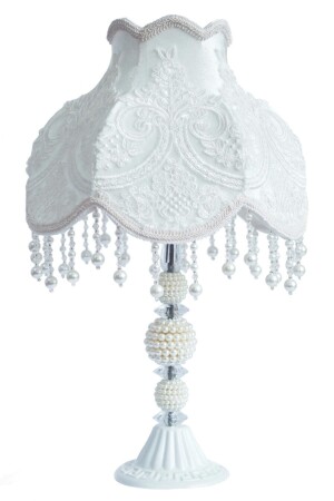 Handmade Classic Model Lampshade Covered with Velvet and French Guipure PRA-2069760-0629 - Dekovien