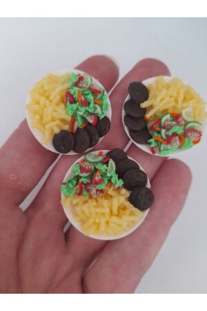 Handmade Fimo Miniatur Size (1:6) Pasta Plate 1pc - Barbie