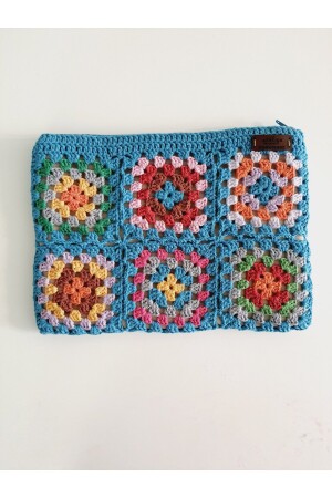 Handmade Knitted Portfolio & Clutch Bag - Atölye Hamarat