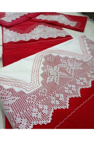 Handmade Lace Duvet Cover Set brs19 - bursa çeyiz