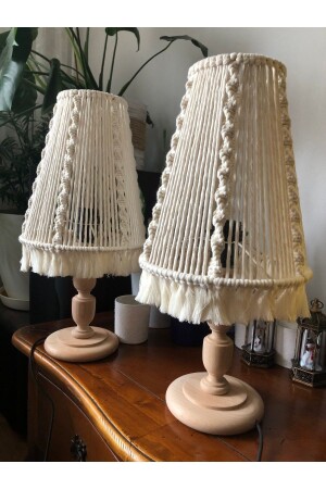 Handmade Macrame Lampshade - Makrome By Glcn