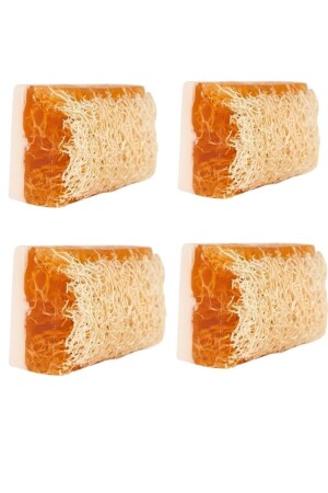 Handmade Pumpkin Fiber Donkey Milk Honey Soap - Doğal
