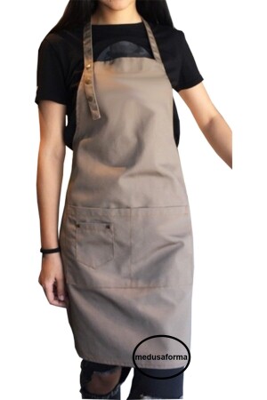 Hängende Küchenschürze, Meisterkoch, Café, Chef, Kellner, Koch, Friseur, Kunst, Tattoo, Barista, Schürze – Creme 276646897 - medusaforma