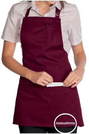 Hängende Küchenschürze, Meisterkoch, Café, Chef, Kellner, Koch, Friseur, Kunst, Tattoo, Barista, Schürze – Weinrot 252322916 - medusaforma