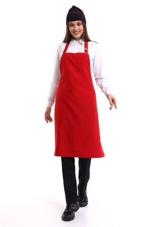 Hanging Apron with Pocket - 18 Red hanging pocket - Bilenn Tekstil
