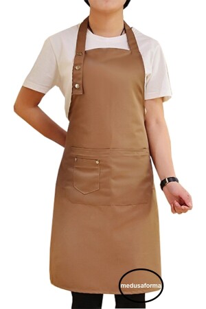 Hanging Kitchen Apron Master Chef Cafe Chef Waiter Cook Hairdresser Art Tattoo Barista Apron - Tan 276646897 - medusaforma