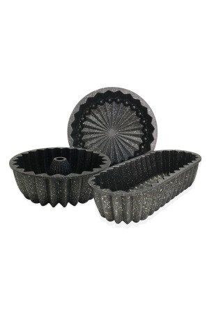 Hanımeli Cast Granite Cake & Pie Set of 3 - Alkar