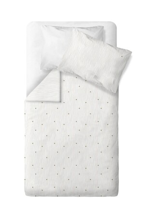 Happy Bee 100% Cotton Satin Embroidered Baby Duvet Cover Set BABYBED-KD1638 - Casadora Baby