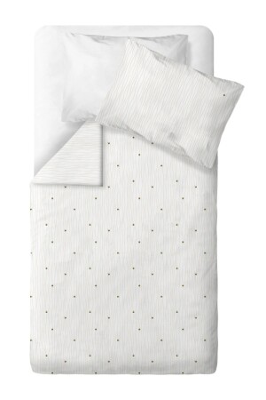Happy Bee 100% Cotton Satin Embroidered Single Duvet Cover Set Bee101 - Casadora Baby
