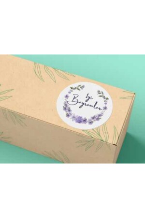 Happy Eid Label Ramadan Sacrifice Eid Mubarek 4 Cm - (40 Pieces) - Bisaccia