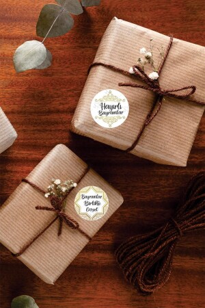 Happy Eid Tag - Ramadan Eid al-Adha Greeting Tag 64 Pieces - Msticker