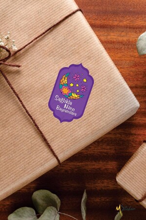 Happy Holidays Label Ramadan Eid al-Adha Greeting Label 68 Pieces - Msticker