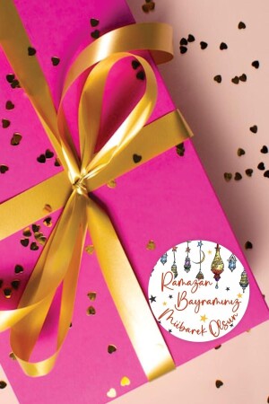 Happy Holidays Ramadan Eid Sticker Candy Label Ramadan 4 Cm - 100 Pieces - Msticker