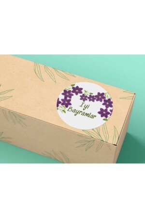 Happy Holidays Sticker Eid al-Adha Eid al-Adha Festa Congratulations 4 cm - 40 Pieces - Bisaccia