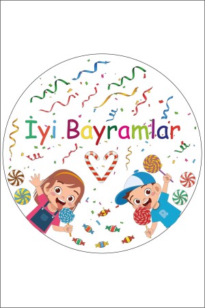 Happy Holidays Sticker Set 30 Pieces (4 Cm X 4 Cm) - Ayza Tasarım