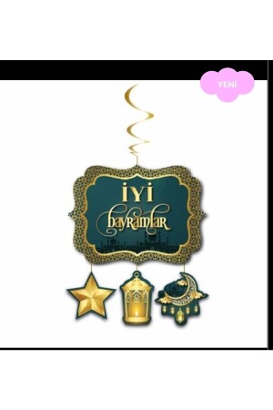 Happy Holidays Written Hanging Ceiling Ornament - Dolunay Store