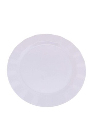 Hartplastik-Teller Luxus 26 cm (6 Stück) Farbe Weiß - Kristal