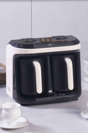 Hatır Hüp Duet Aroma Turkish Coffee Machine Cream 10 Cup Capacity - Karaca