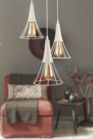 Havana 3-Piece Chandelier White BEG1083BEG03 - Begüsa