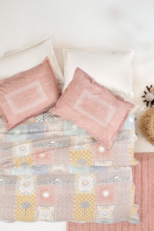 Havanna Double Duvet Set - Dusty Rose YTSGRPIST-1590917 - Yataş
