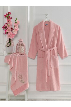 Havlulu Bornoz 2li Set - Rebeka