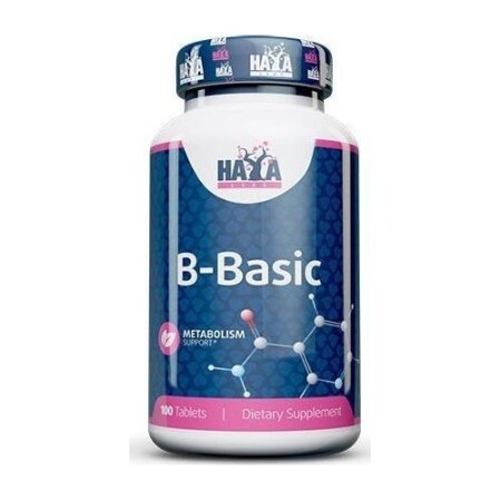 Haya Labs B-Basic (B vitamini kompleksi) 100 tablet. - Haya Labs